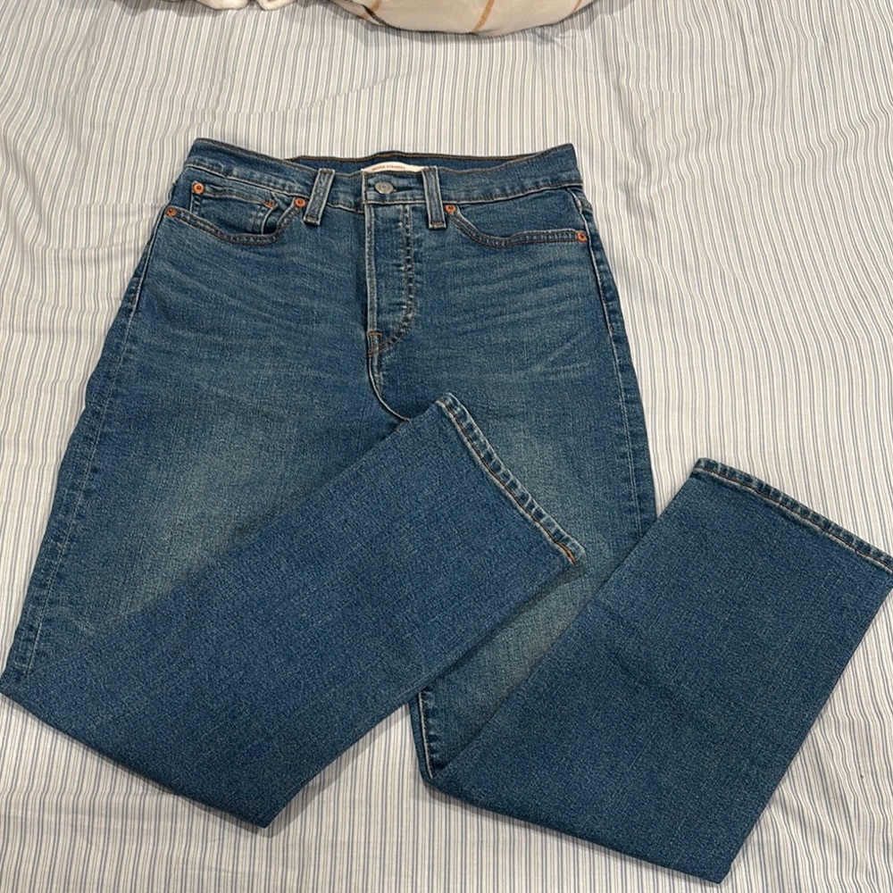 Levi's Classic Indigo Wedge Straight Jeans